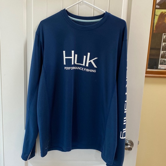 Huk Fishing L Long sleeve UV UVA - Picture 1 of 4